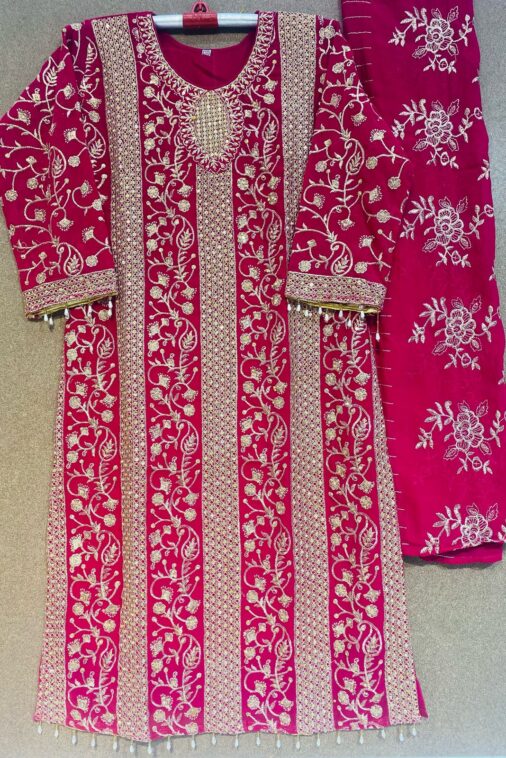 Black / Pink / Dupatta - Image 3